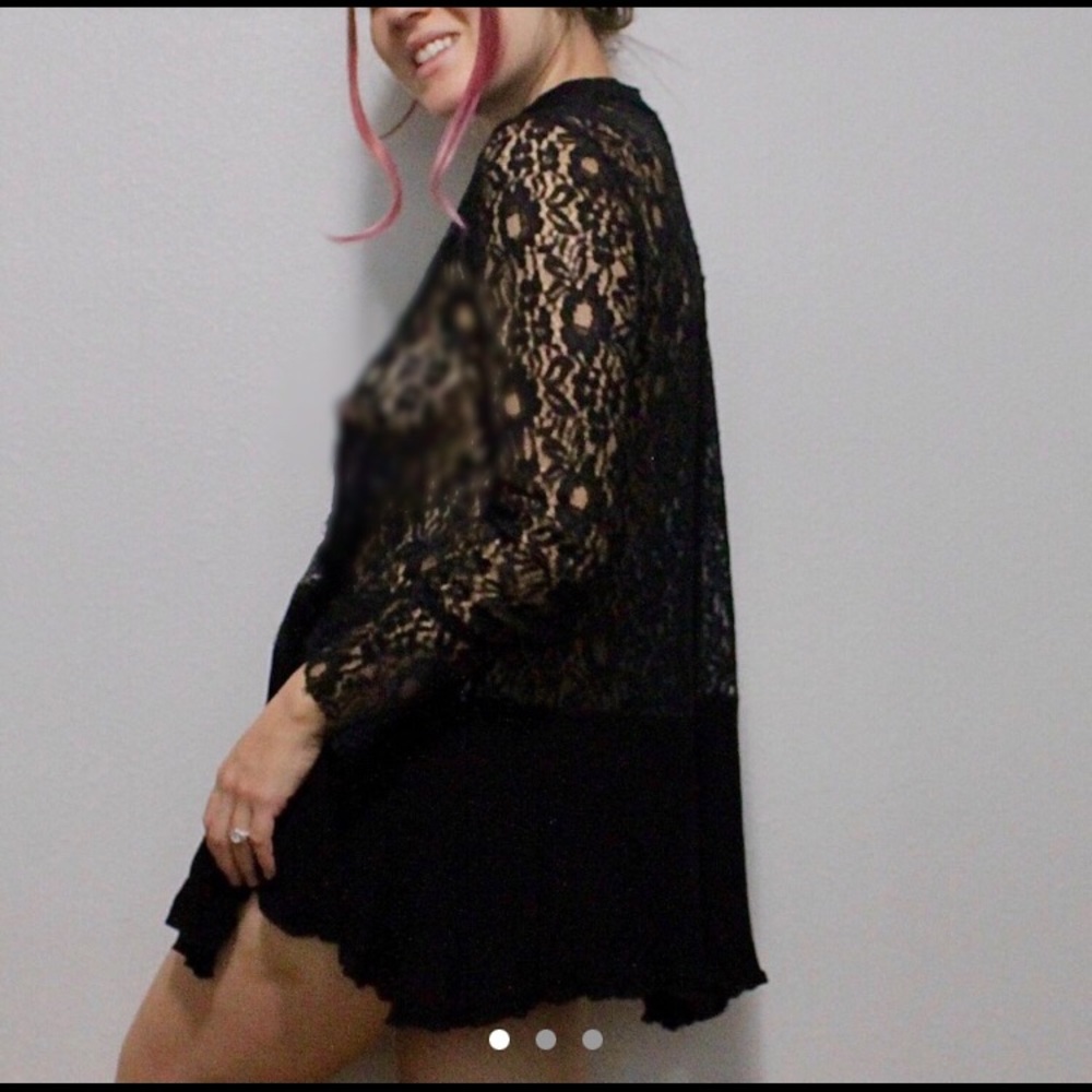 Black Lace Top
